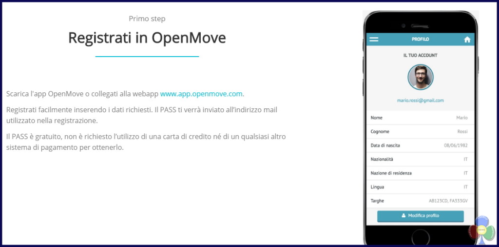 open move passo sella app 2018