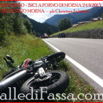 Ciclisti investiti da una moto a Forno di Moena, 3 feriti