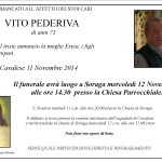 Necrologi, Francesca D’Aisda e Vito Pederiva