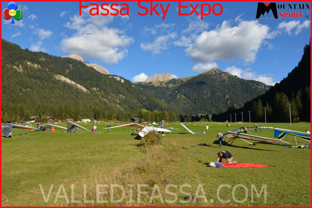 Fassa Sky Expo 2015 atterraggio