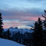  #Trentinoskisunrise: all’alba colazione, sci e pure ciaspole